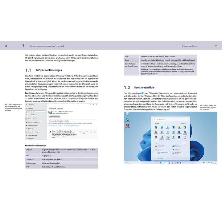 Windows 11 - Vom Einsteiger zum Profi: Das umfassende Lernbuch und Nachschlagewerk komplett in Farbe