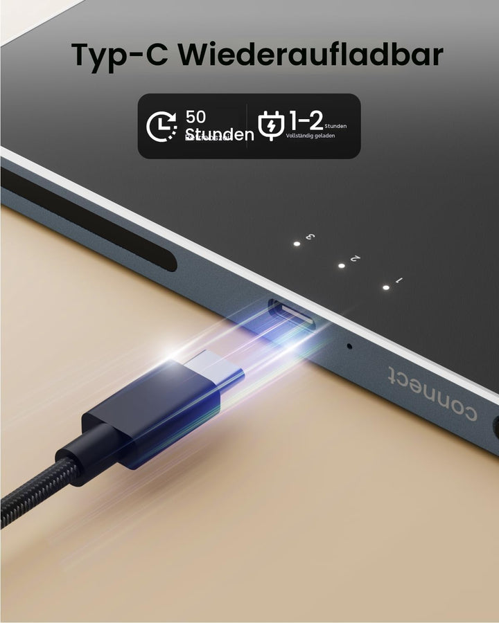 ProtoArc Kabellose Trackpad für Windows 10/11(NOT für Mac), T1 Plus Bluetooth Hochpräzises Touchpad