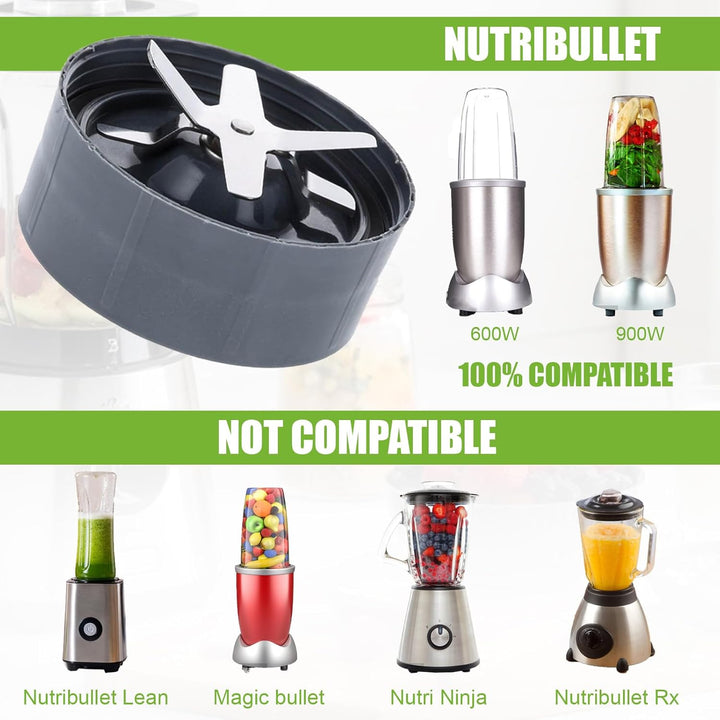Ersatz Entsafter Klinge Ausgestattet mit einem Silikon-O-Ring für Original Nutribullet 600 w/900 w P