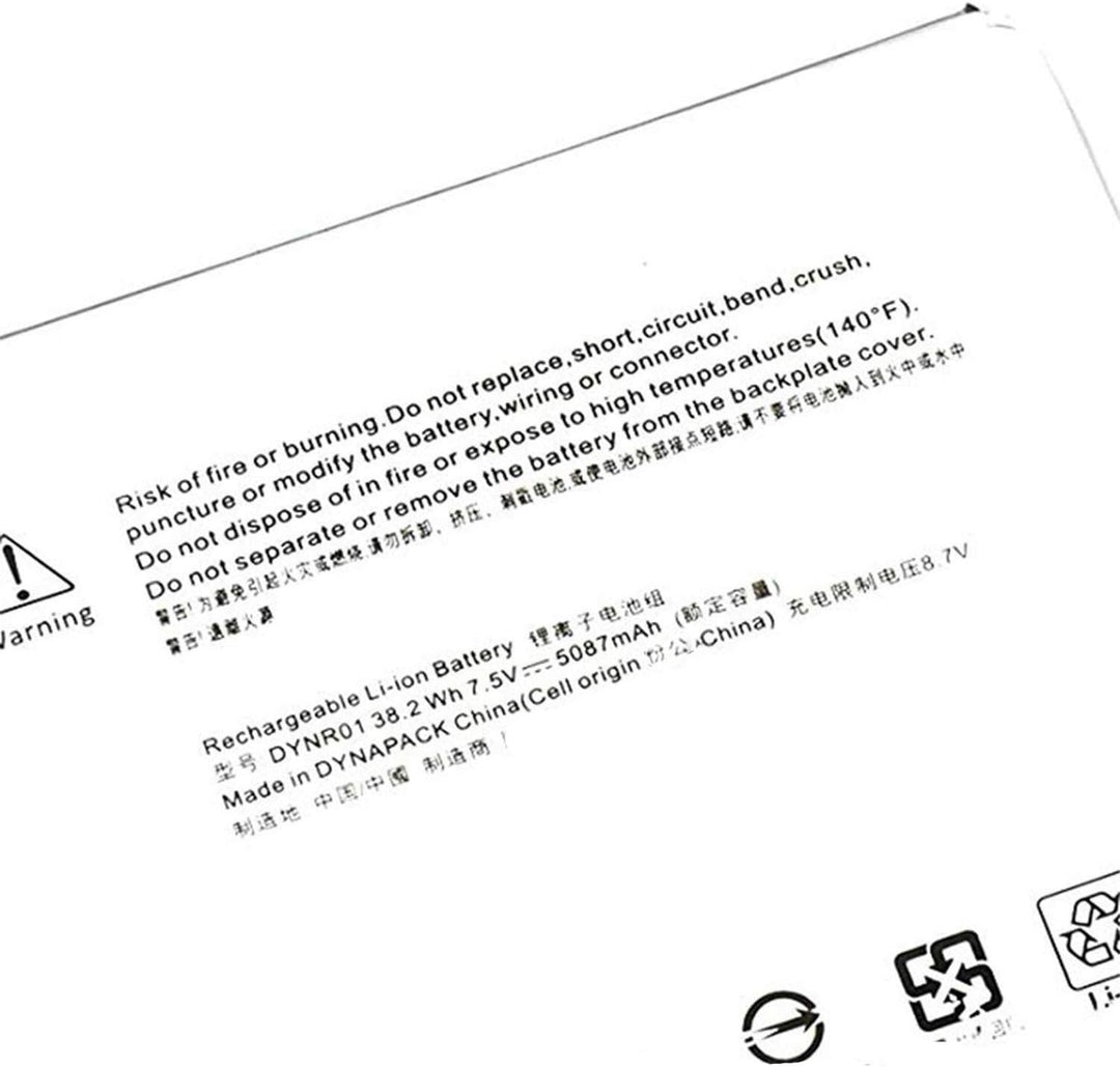 DYNR01 G3HTA027H Austausch der Tablet-Batterie für Microsoft Surface Pro 4 1724 Series(7.5V 5087mAh