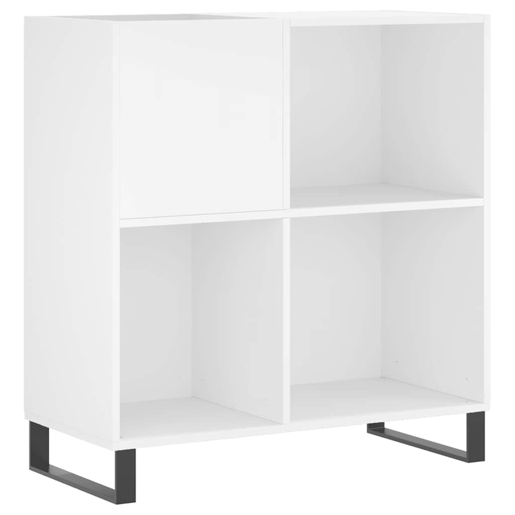 vidaXL Plattenschrank, Schallplattenschrank mit viel Stauraum, Plattenspieler Schrank für Wohnzimmer