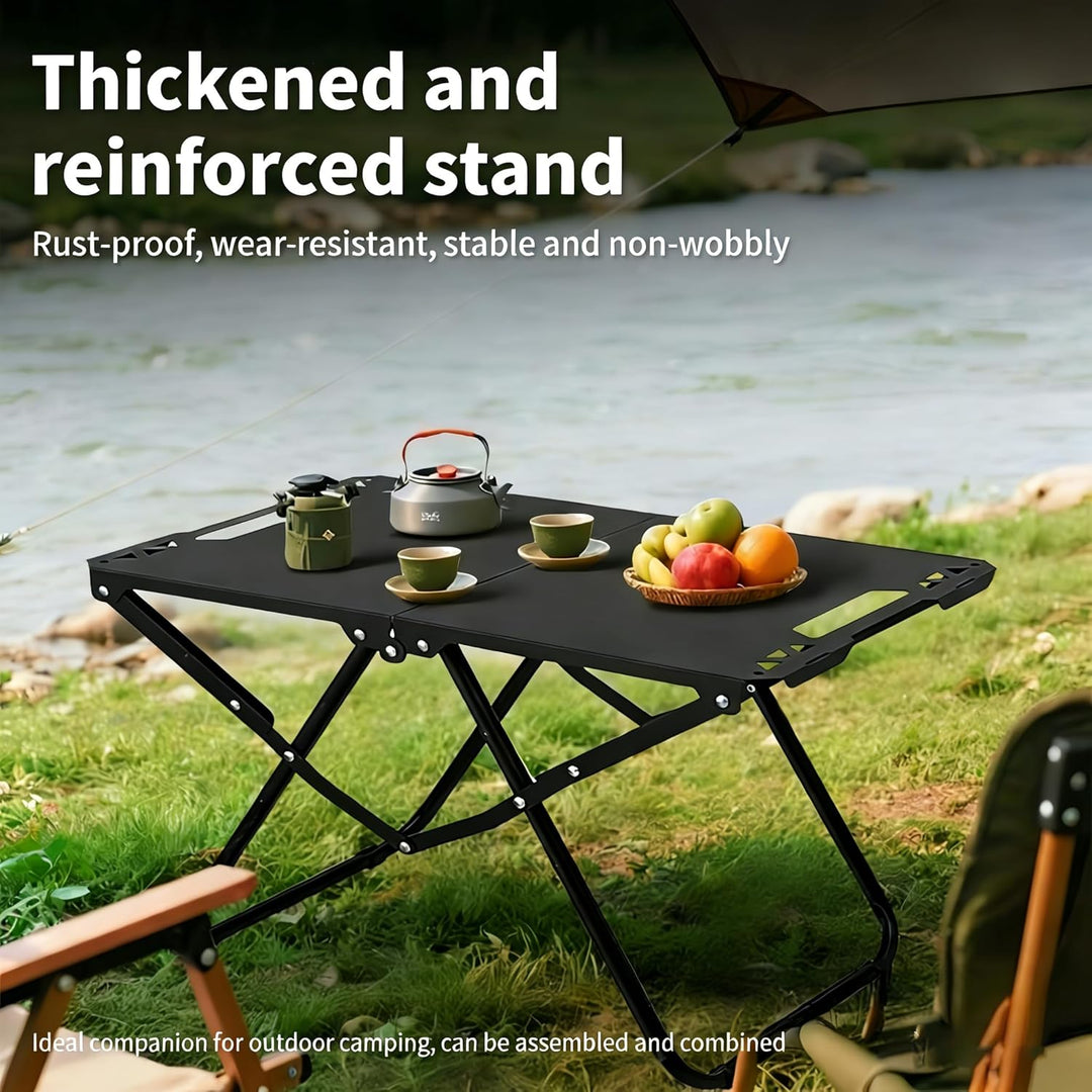 Campingtisch, Leichter Aluminiumlegierungs-klappbarer Klapptisch, Kleiner Campingtisch für Outdoor-P