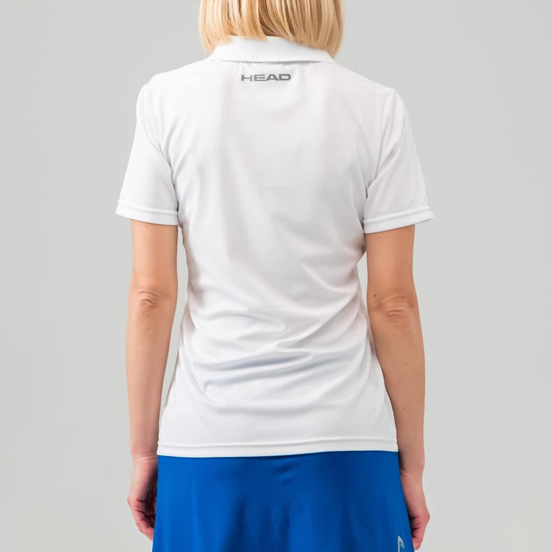 HEAD Damen Club Lucy T-Shirt W Blusen & T-Shirts XS Weiss, XS Weiss