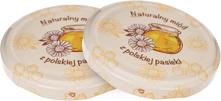 KADAX 10er Set Marmeladengläser 350ml TO82 Polnischer Honig, Einmachgläser Vorratsgläser Mason Jar m