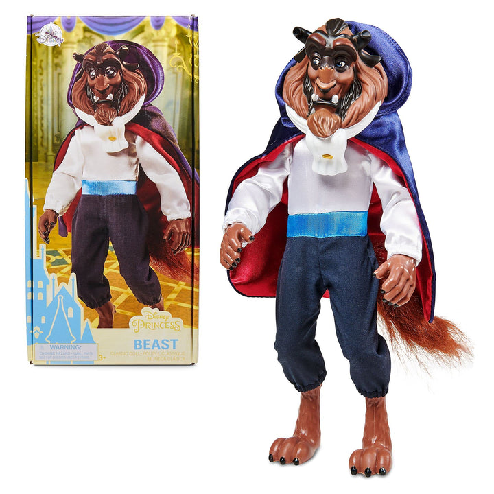 Disney Store Offizielle Biest-Puppe für Kinder, Die Schöne und das Biest, 32 cm, vollbewegliche Pupp