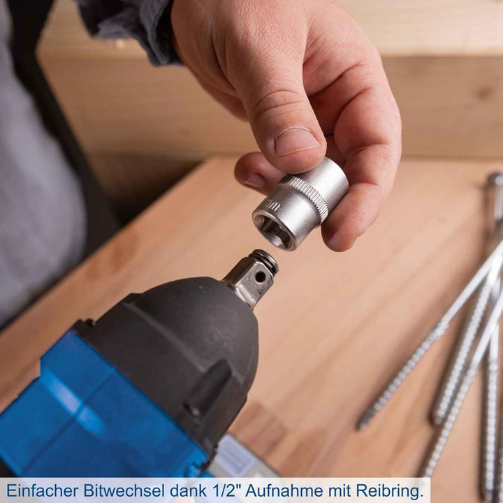 Scheppach Akku-Schlagschrauber BC-IW350-X 20V Brushless | Drehmomentstufen 180-350 - 370Nm | Schlagz