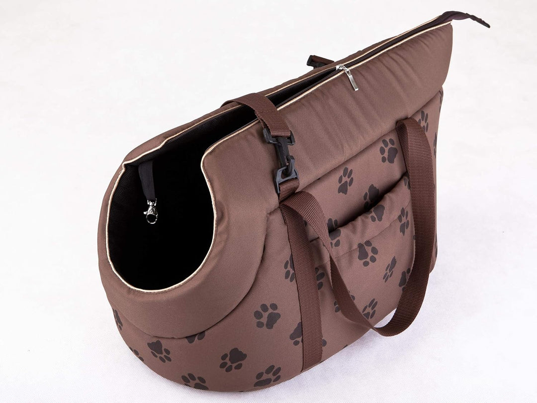 Hundetasche Tragetasche für kleinen und mittleren Hund, Welpen, Katze für Spaziergang - Grösse M 25