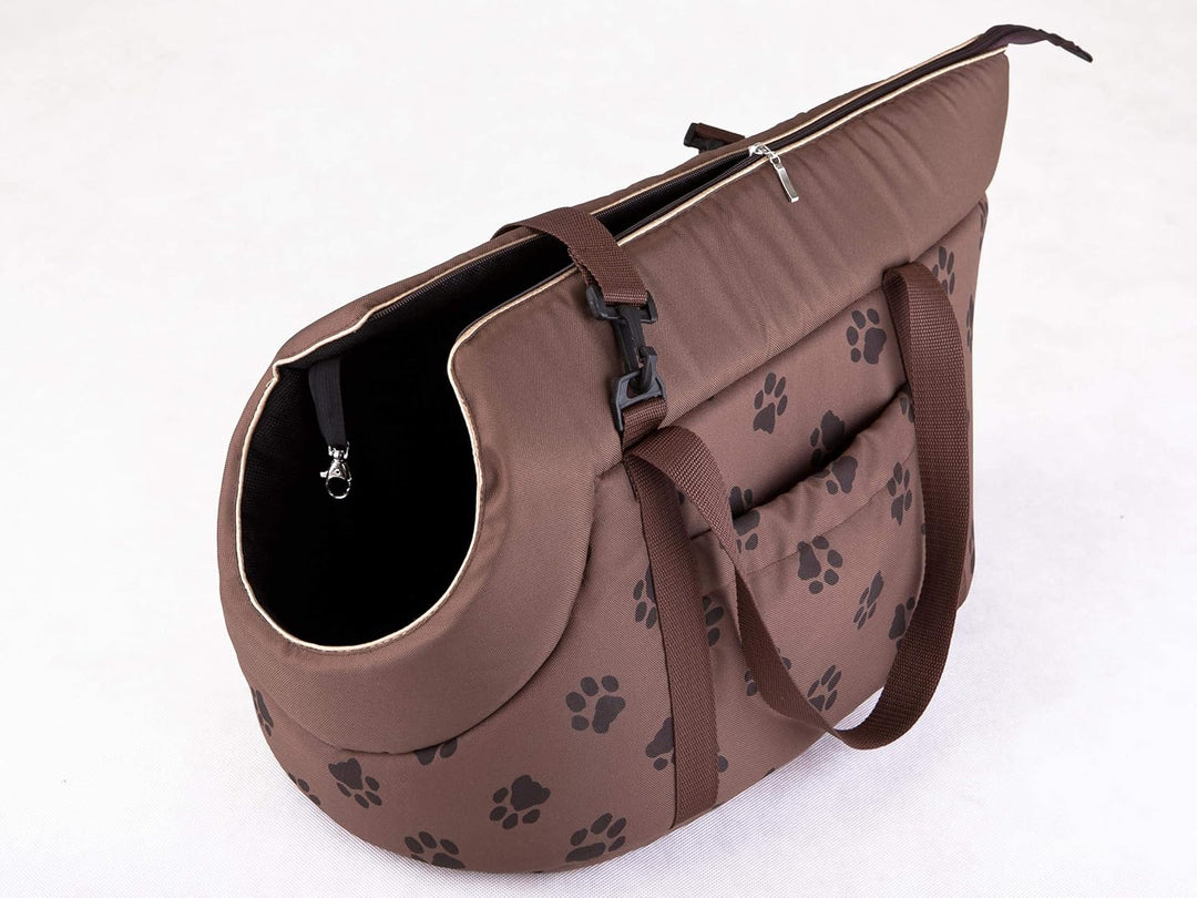 Hundetasche Tragetasche für kleinen und mittleren Hund, Welpen, Katze für Spaziergang - Grösse L 30