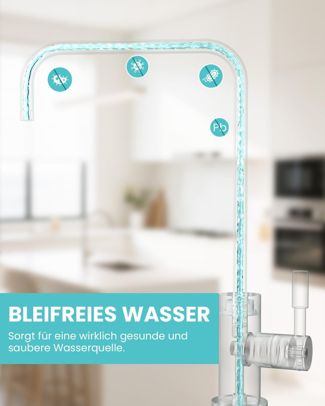 Trinkwasserhahn, Wasserhahn Küche Für Umkehrosmose Oder Wasserfiltersystem, Küchenarmatur Aus Edelst