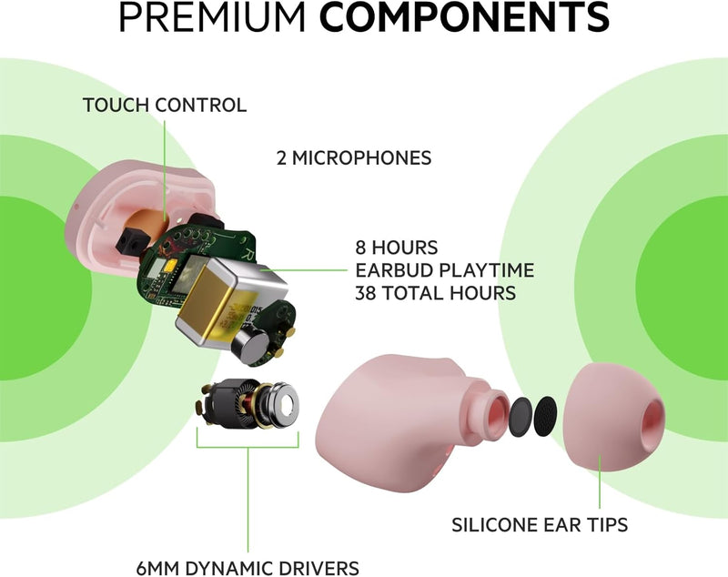 Belkin SOUNDFORM Play True Wireless In-Ear-Kopfhörer, Kopfhörer kabellos, 3 EQ-Voreinstellungen, sch