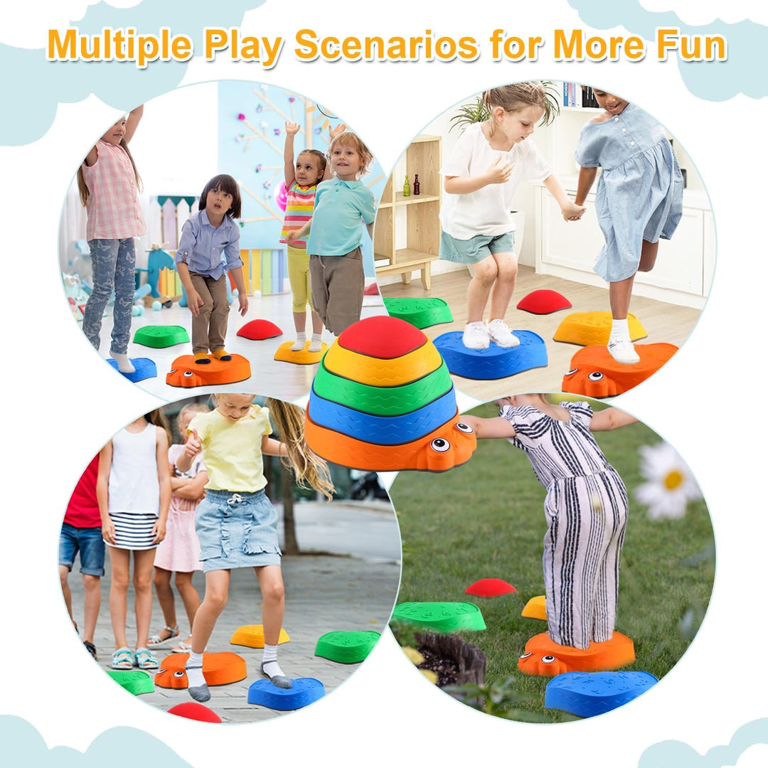 Balanciersteine für Kinder - Drinnen & Draussen Sensorisches Spielzeug, Kinder mit Sensorischen Bedü