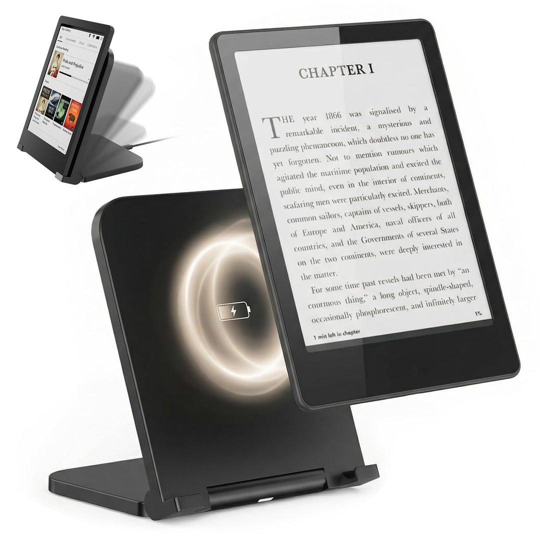 Doohoeek Kabellose Ladestation für Kindle Paperwhite Signature (2022/2024), Colorsoft Signature (202
