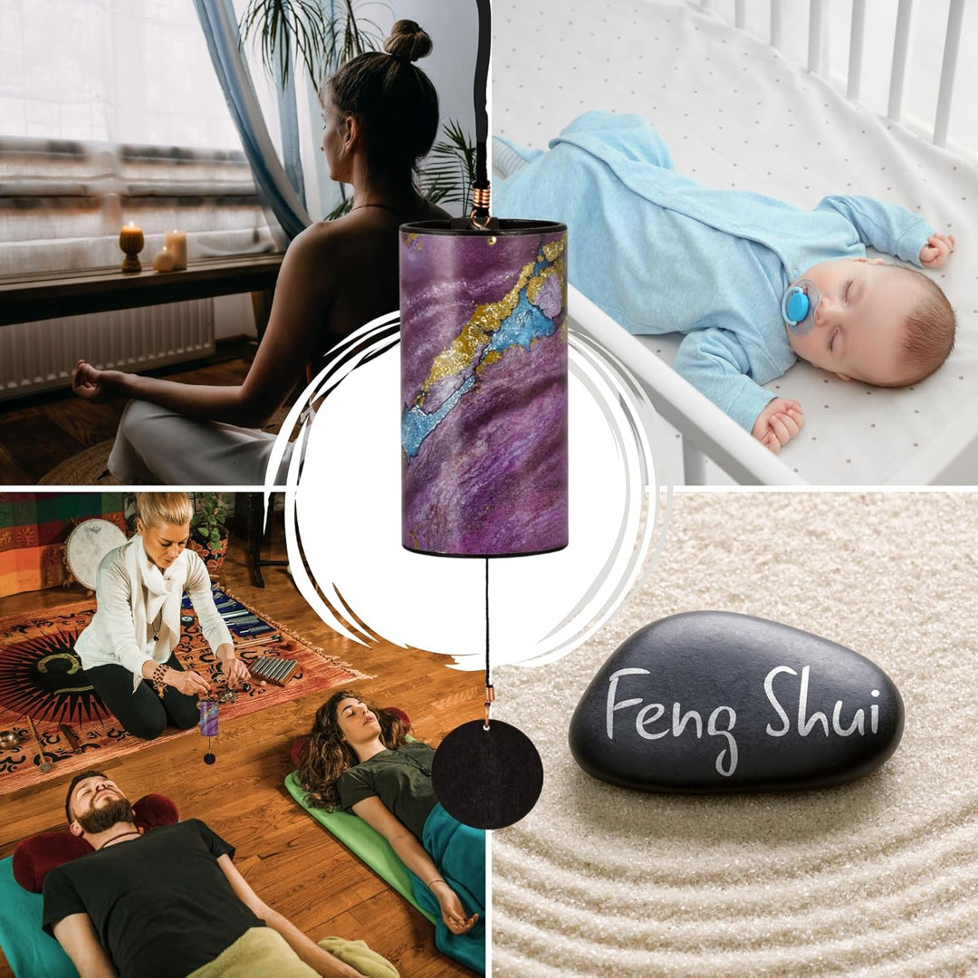 Zaphir Klangspiel Sufi der Tanz Shanti | Handgefertigtes Windspiel für Yoga, Meditation und Raumrein
