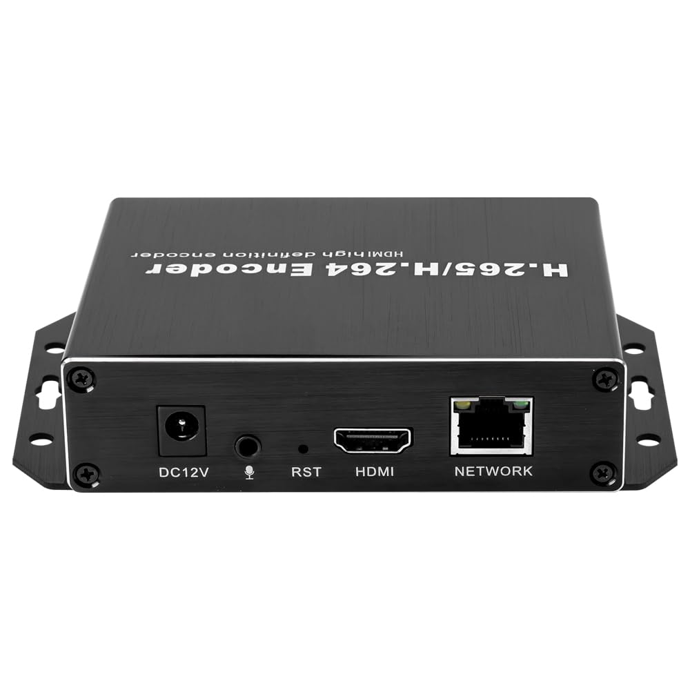EXVIST H.265 1080P PoE HDMI Video Encoder W/SD Card Slot Max 128G DDNS HTTP RTMP RTSP SRT TS UDP Hik