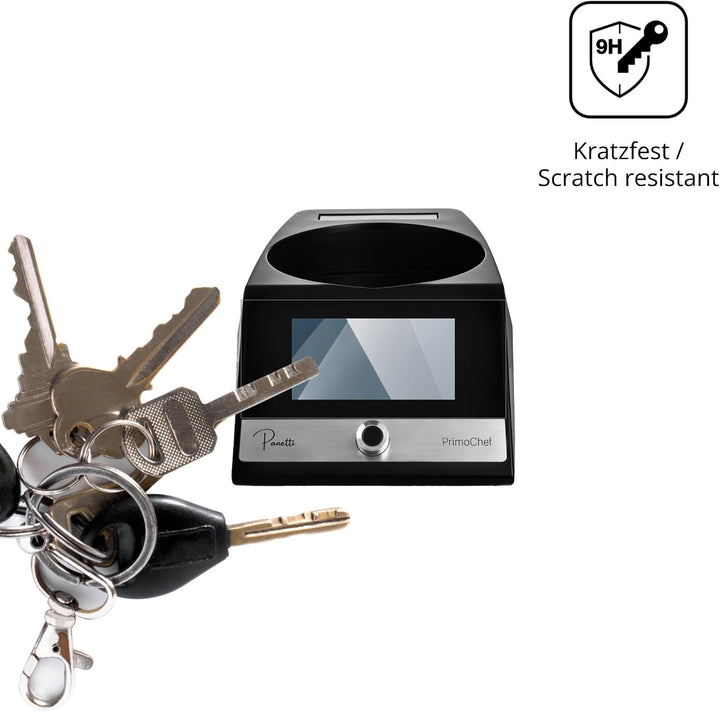 dipos 2x Displayschutzfolie 9H klar für Panetti PrimoChef