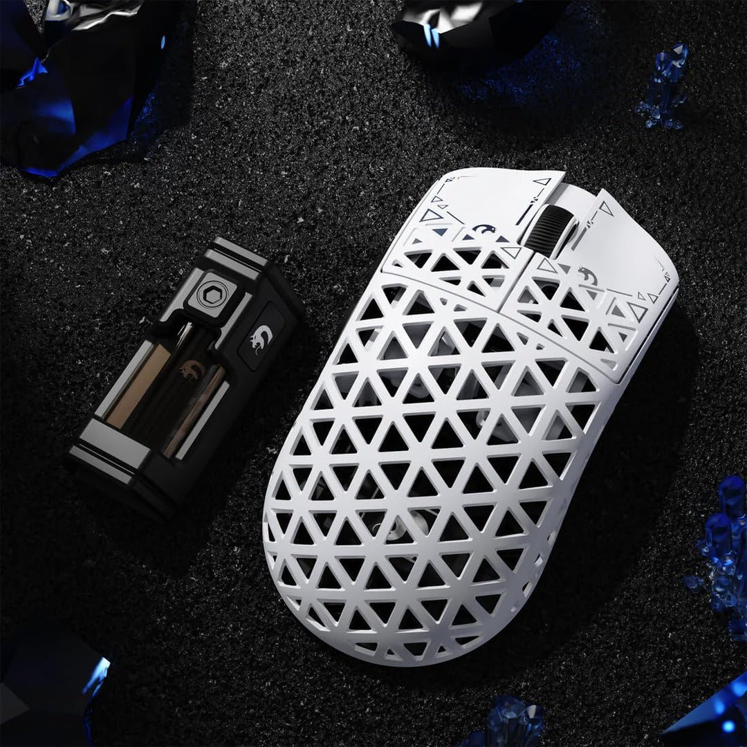 MAMBASNAKE M5 Ultra Carbon Fiber 8000Hz Wireless Gaming Mouse, 39g Superlight, 42000DPI, PAW3950MAX