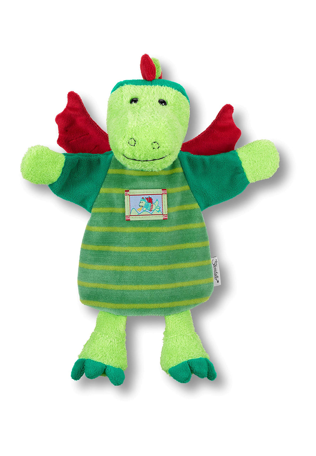 Sterntaler 3622151 Kinder-Handpuppe Drache, Ideal für Puppentheater und Rollenspiele, 24 x 21 x 9 cm