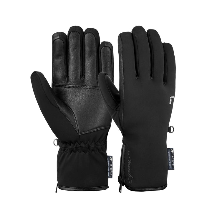 Reusch Damen Handschuhe Tiffany R-tex Xt Extra Warm, Wasserdicht, Atmungsaktiv 6 Schwarz, 6 Schwarz