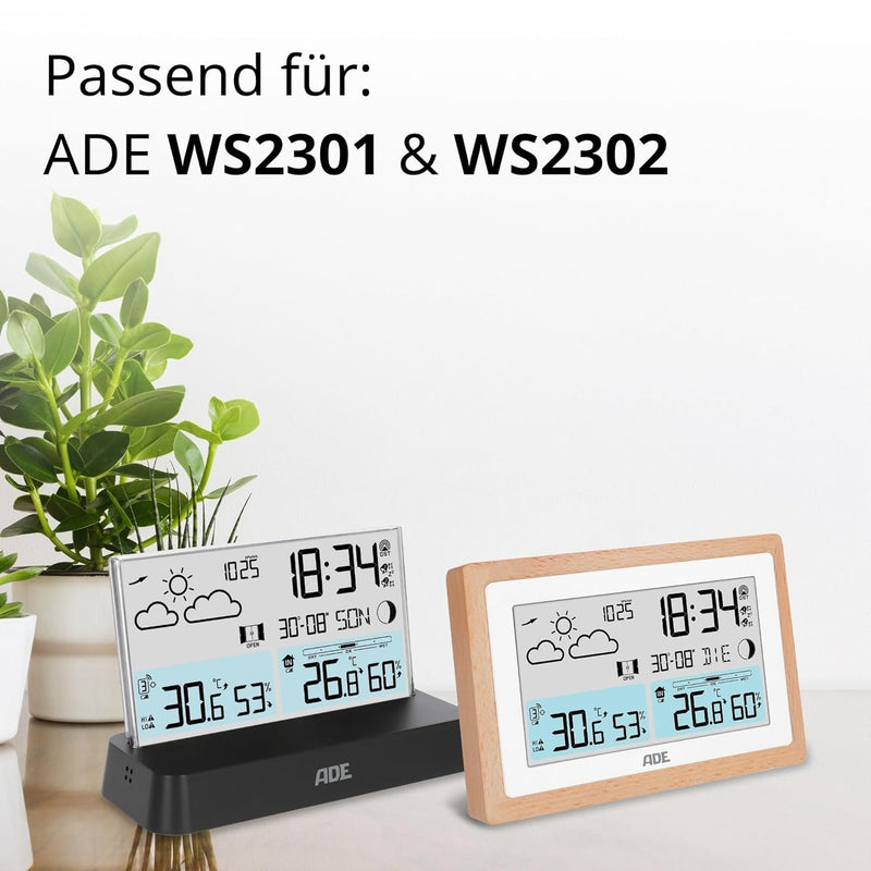 ADE Netzteil für Wetterstationen | kompatibel mit WS2301 & WS2302, Netzteil