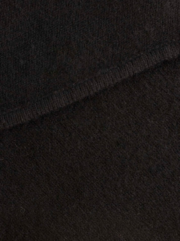 Zwillingsherz Damen Dreieckstuch Uni aus 100% Kaschmir Winter-Schal (1er Pack) Einheitsgrösse Schwar