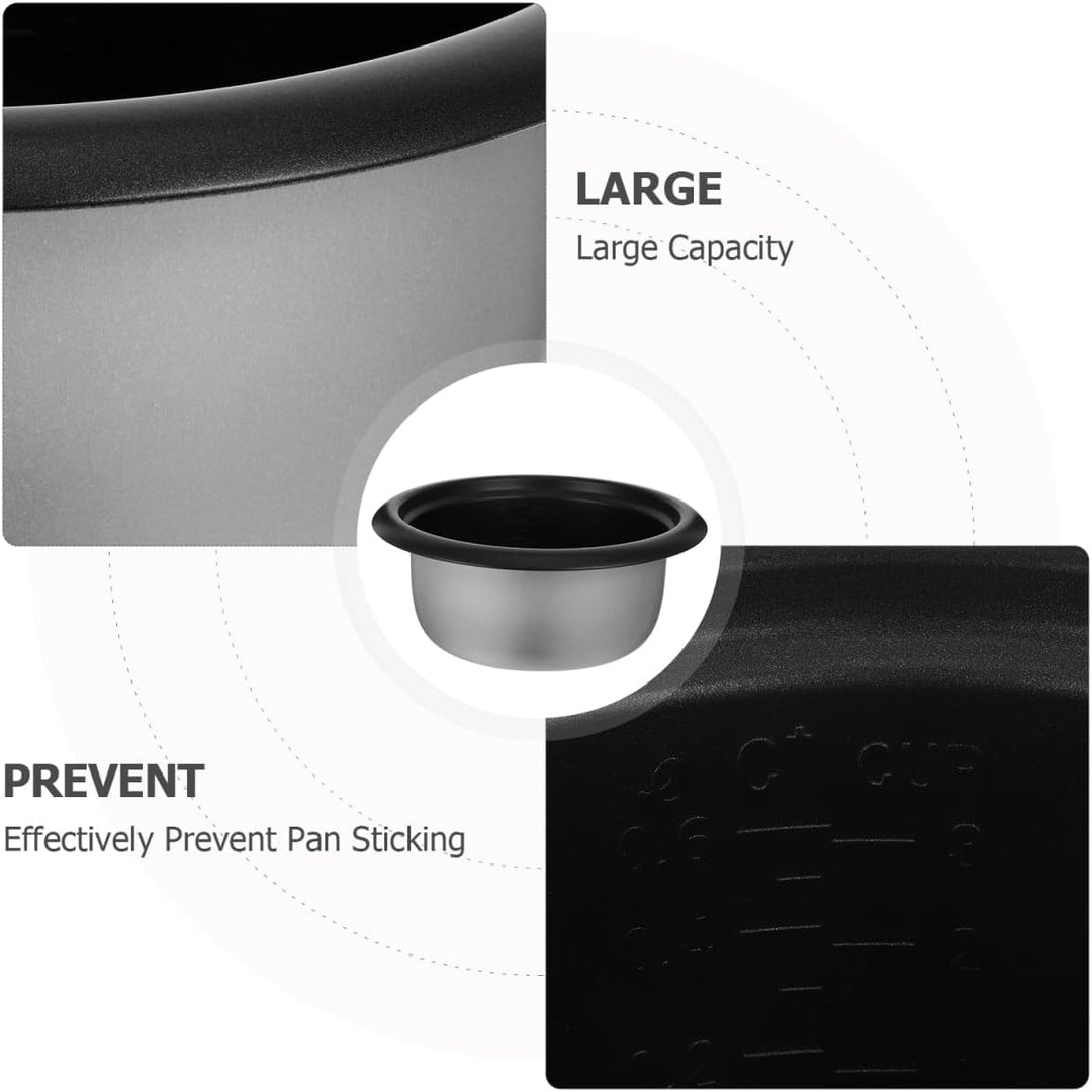 Cabilock Auskleidung für Reiskocher Tiger Reiskocher Ersatztopf für Reiskocher nicht Innentopf für k