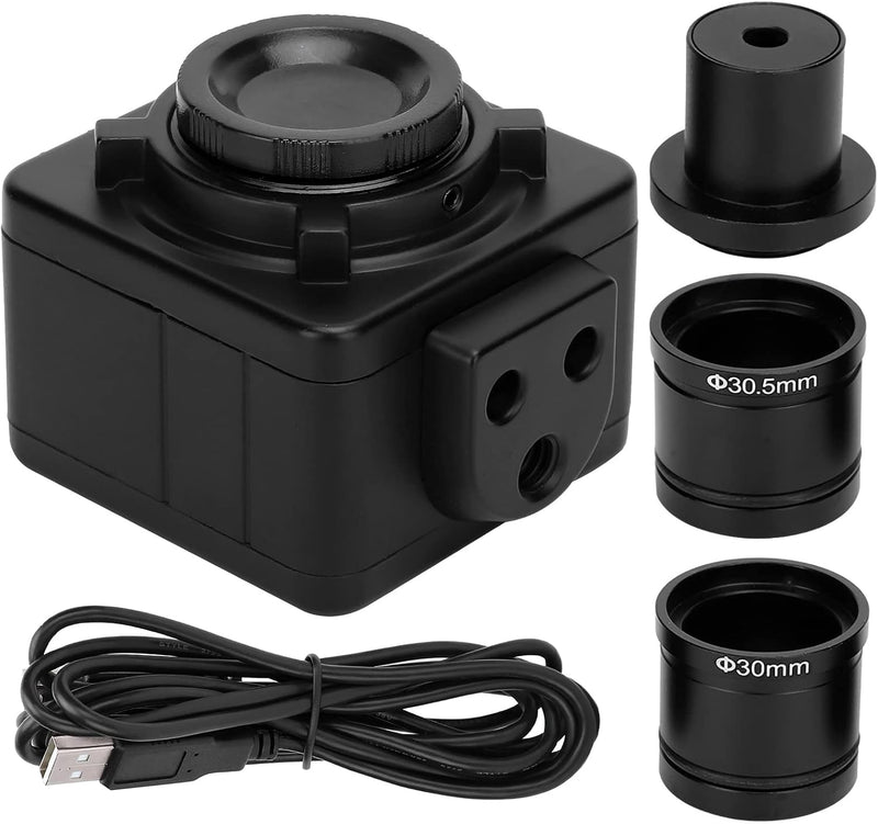 EVTSCAN 5MP CMOS Digitalkamera für USB-Mikroskope, mit C-Mount-Adapter, 25 FPS hohe Bildrate, Live-A