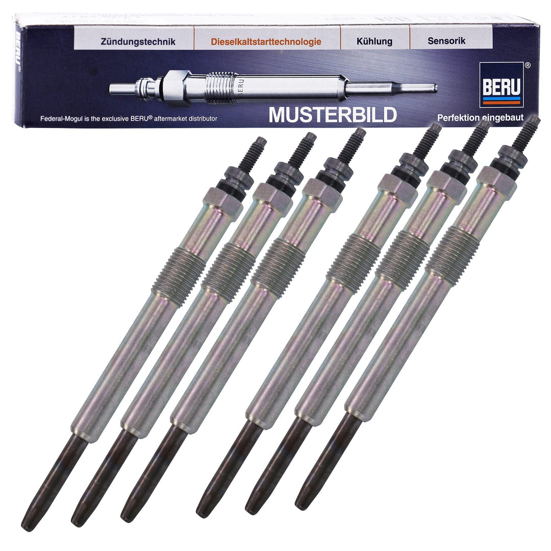 6x Glühkerze Original BERU Duraterm GN008