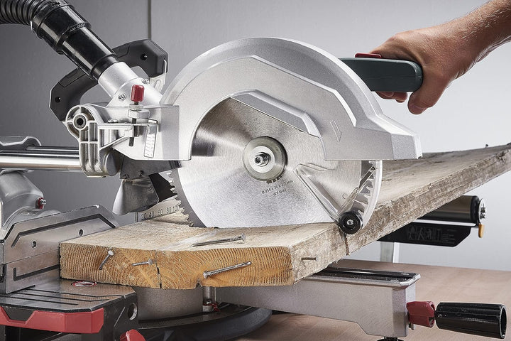 wolfcraft 6543000 Kapp- und Gehrungssägeblatt ø 254 mm - feine, saubere Schnitte ø 254 mm 80 Zähne,