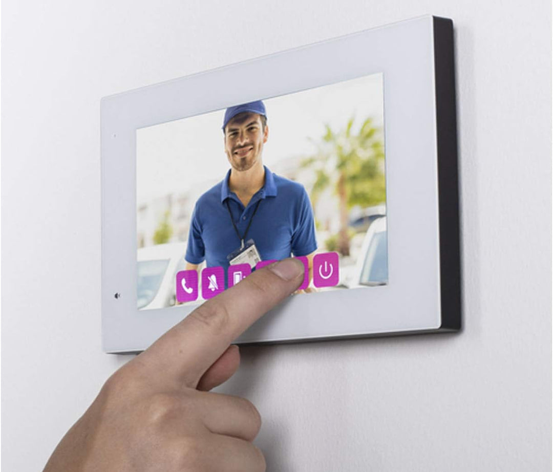 Einfamilienhaus Video Türsprechanlage mit Kamera, 7 Zoll Touchscreen & Türöffner