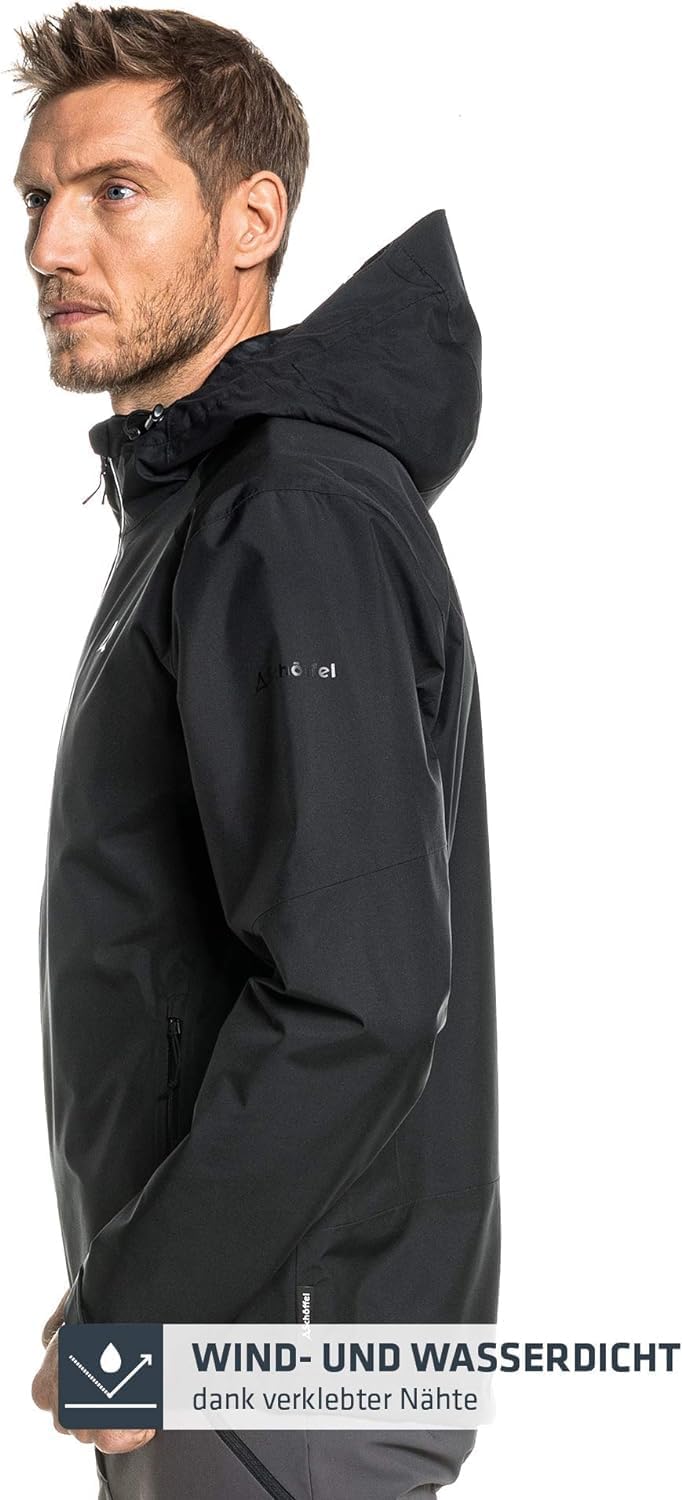 Schöffel Herren Jacket Wamberg M, winddichte, atmungsaktive Regenjacke, komfortable Outdoor Jacke, W