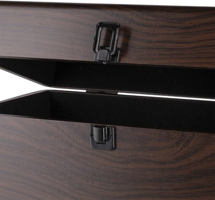 Audizio RC32 - Robuster Koffer für Schallplatten Aufbewahrung - Design Vinyl Holder - Plattenkoffer