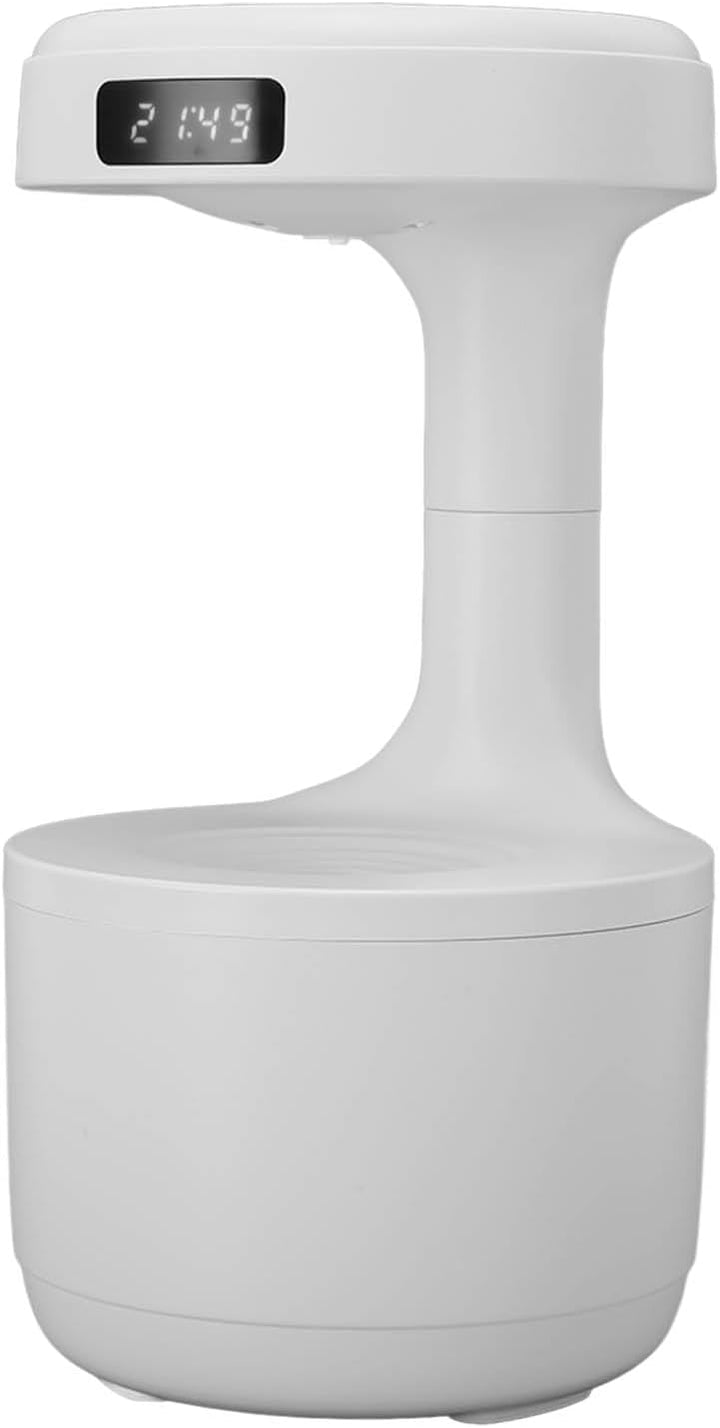 Fockety Anti-Gravity Wassertropfen Luftbefeuchter, 800ML USB Cool Mist Luftbefeuchter mit Nachtlicht