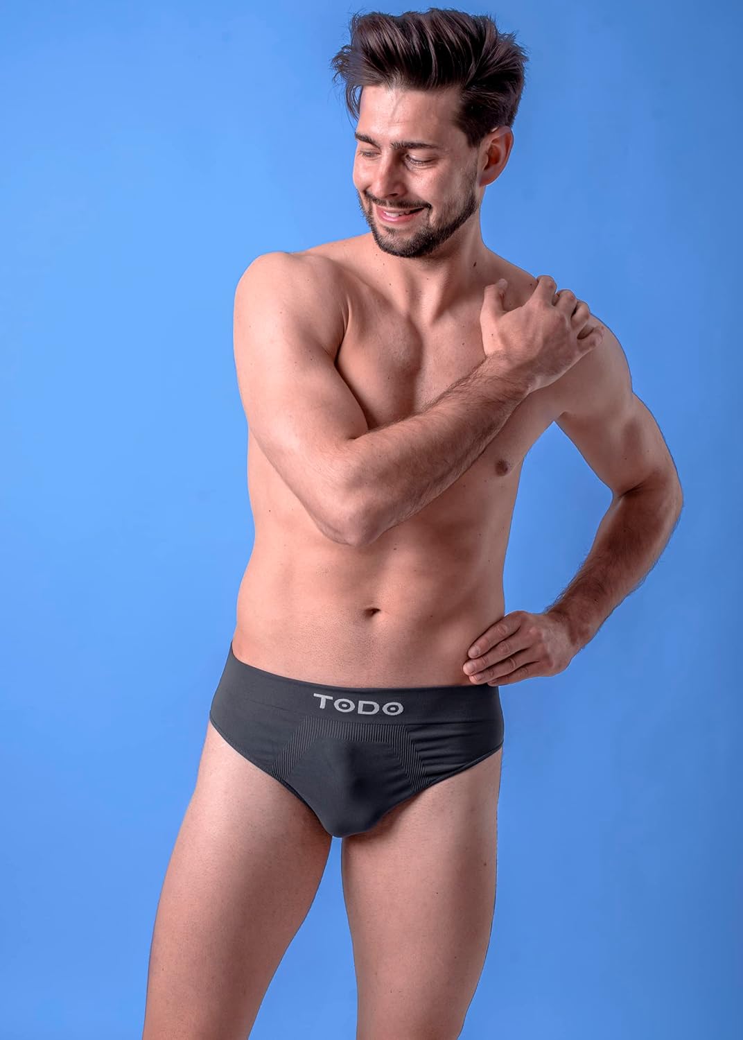 TODO Elastisch Sport Herren Slip (3er Pack) Atmungsaktiv Sportunterwäsche, Unterhosen Männer Slip oh