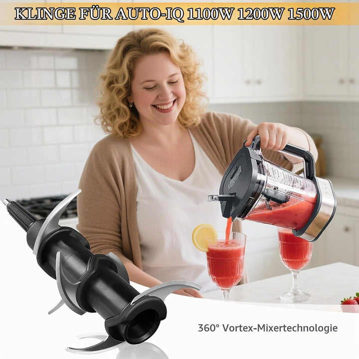 Mixer Ersatzteile Für Ninja Küchenmaschine, Hackklinge Ersatzteile Mit 6 Klingen Für Nutri Ninja 72o