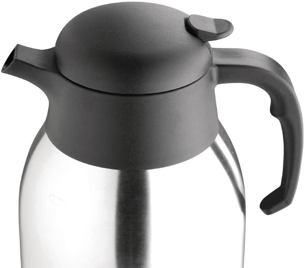 Olympia C092 unzerbrechlich Vakuum Krug, 1,5 l Kapazität, Edelstahl Finish, 215(H) x 143(Ø)
