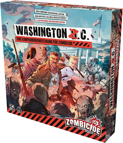 CMON | Zombicide 2. Edition – Washington Z.C. | Erweiterung | Kennerspiel | Dungeon Crawler | 1-6 Sp