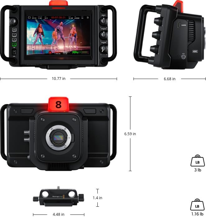 Blackmagic Design Studio Camera 4K Plus G2 (BM-CINSTUDMFT/G24PDDG2)