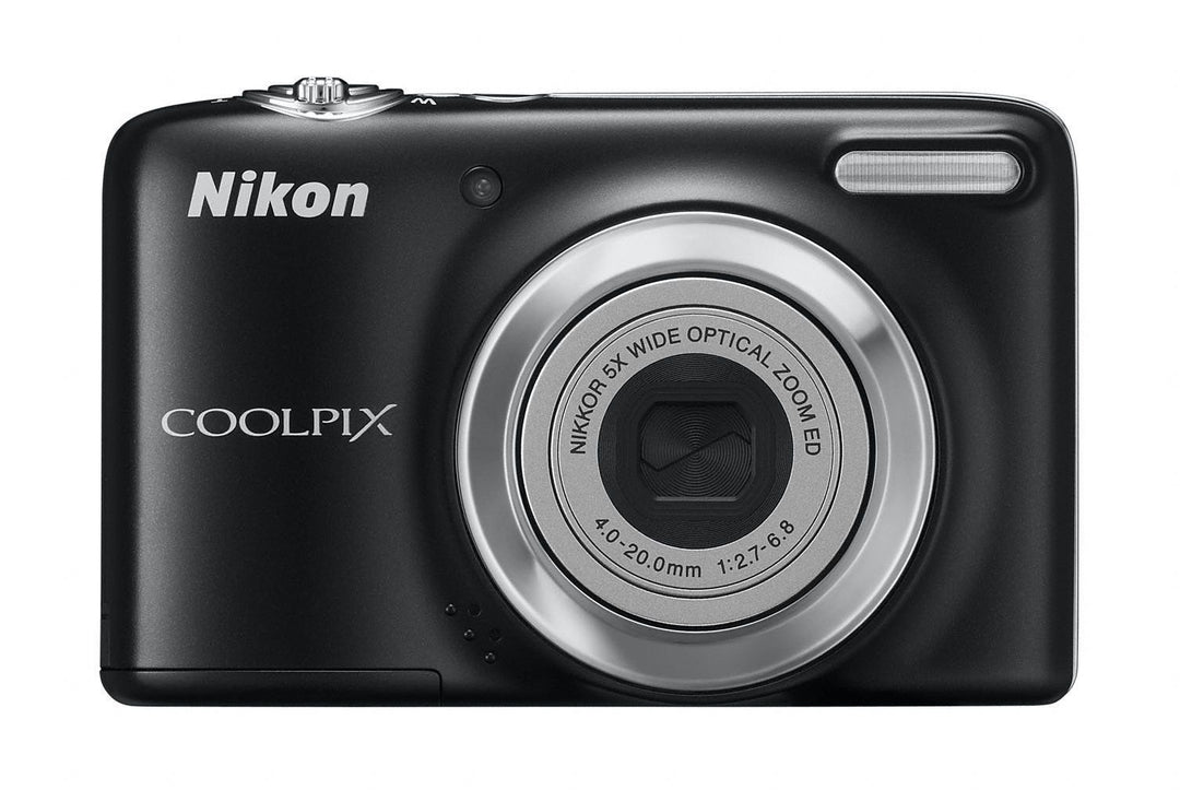Nikon Coolpix L25 Digitalkamera schwarz (10 Megapixel, 5-fach opt. Zoom, 7,5 cm (3 Zoll) Display, bi