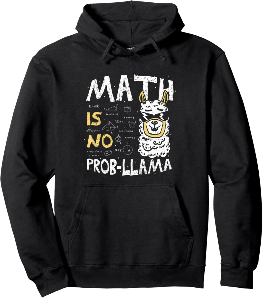 Funny Lama: Math Is No Prob-Llama - Mathe Pullover Hoodie