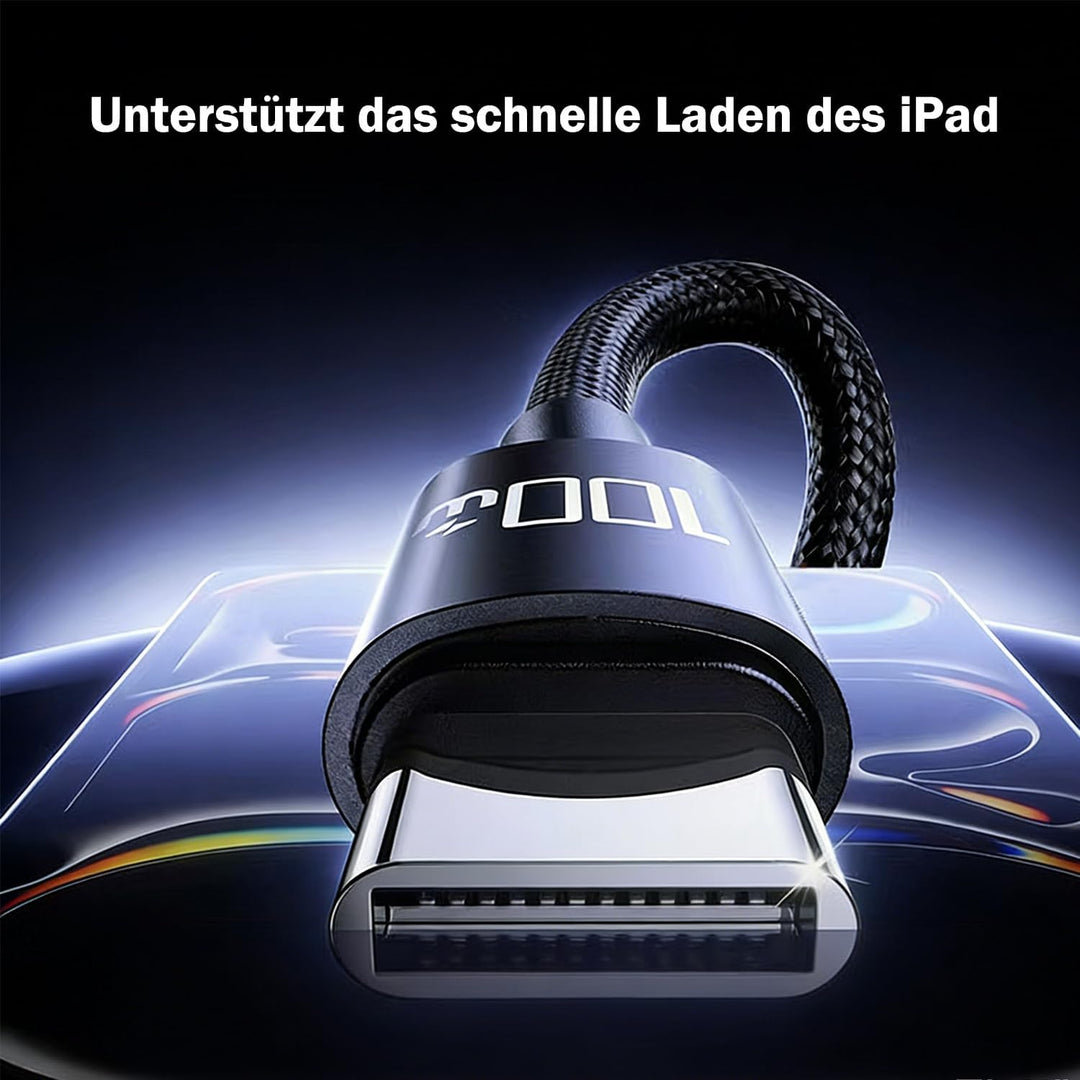 Samsung Schnellladegerät 45 W Ladegerät mit 2m Nylon Ladekabel Typ C kompatibe mit Samsung Galaxy S2