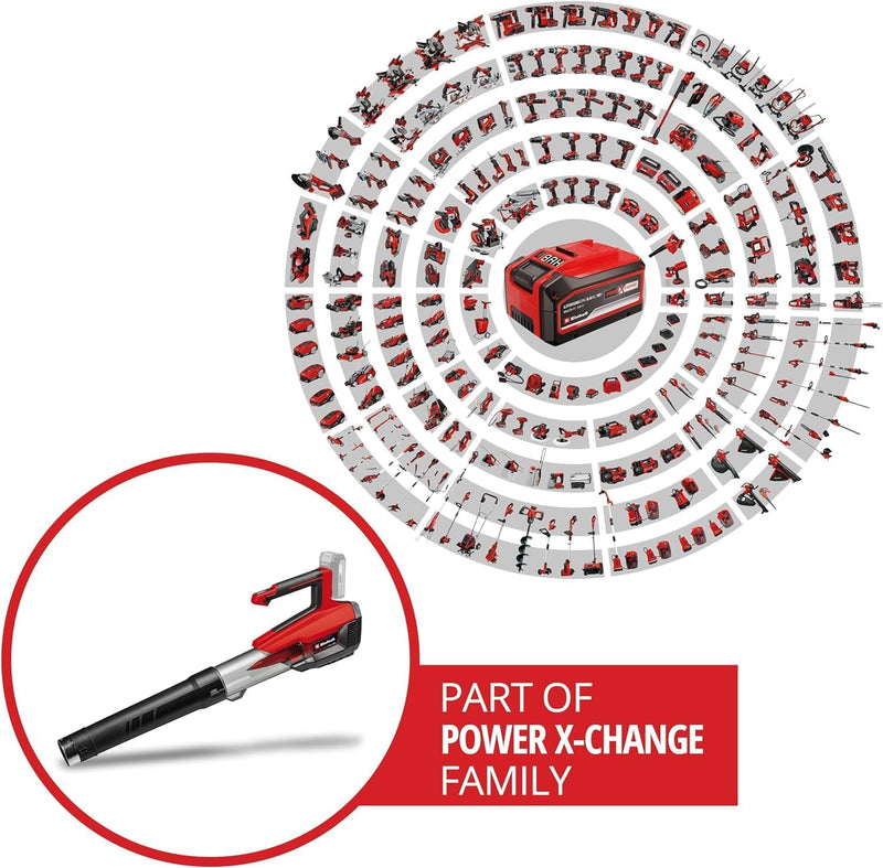 Einhell Akku-Laubbläser GP-LB 18/200 Li GK-Solo Power X-Change (Li-Ion, 18V, Axial-Impeller-Technolo