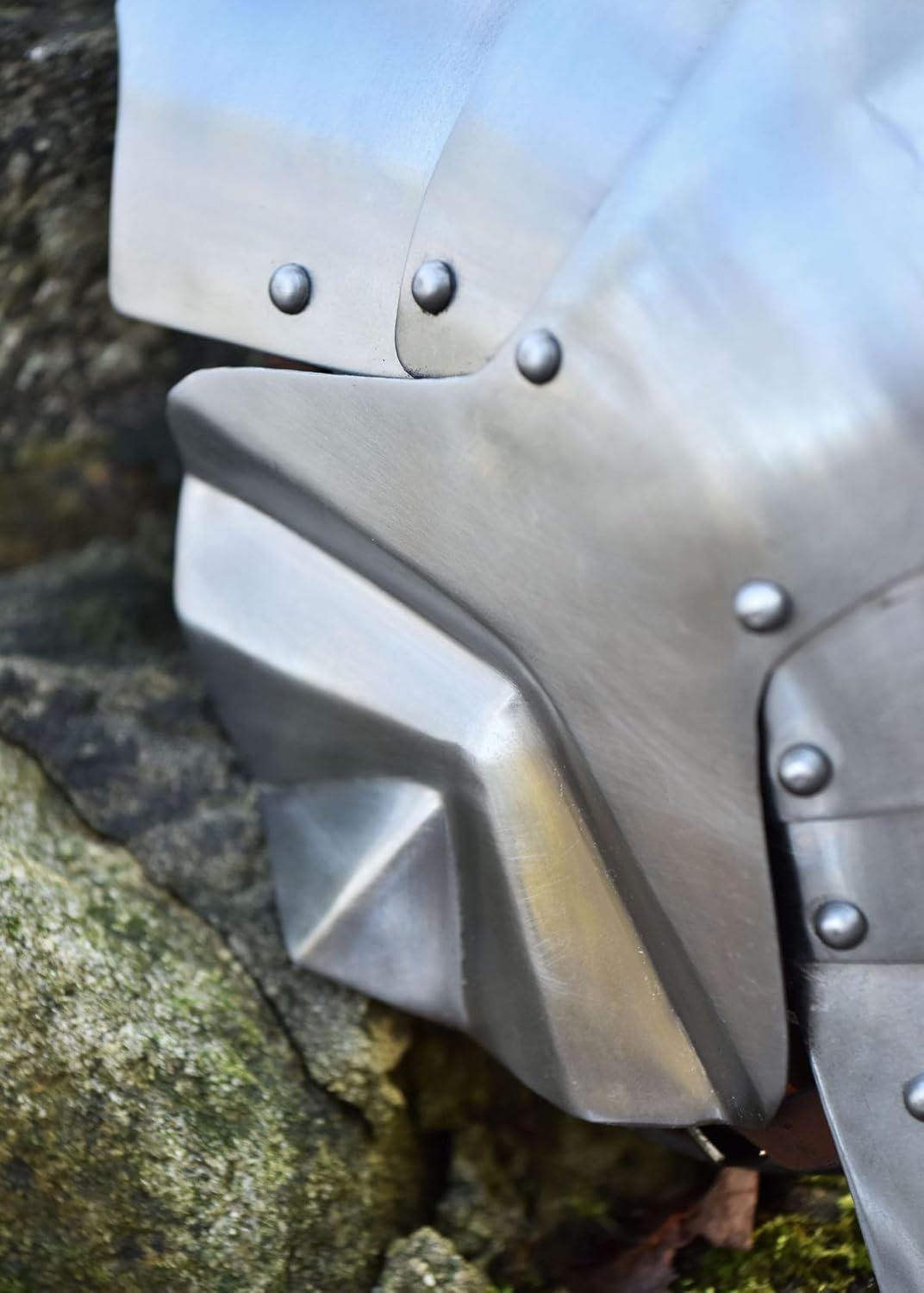 Battle-Merchant Kniebuckel, Kniekacheln, (Paar), 15. Jh, Stahl - Mittelalter, LARP