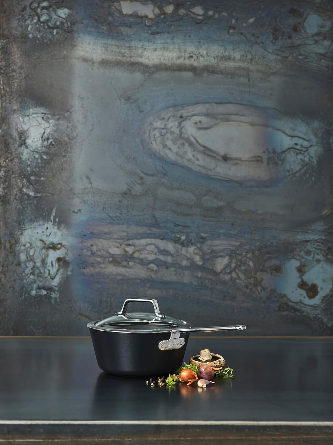 Scanpan SC41902200 Techniq Glasdeckel/Edelstahl 22 cm, 22 cm