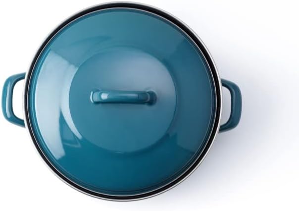 BK Fortalit Induktionsgeeigneter 26cm/3L Dutch Oven Bratentopf mit Deckel, Backofen- und kochfest bi