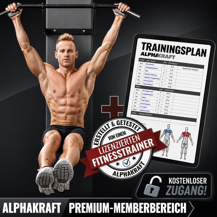 ALPHAKRAFT® Griffpolster Kraftsport [1 Paar] | Griffpads Krafttraining &amp; Grip Pads Gym | rutschfeste
