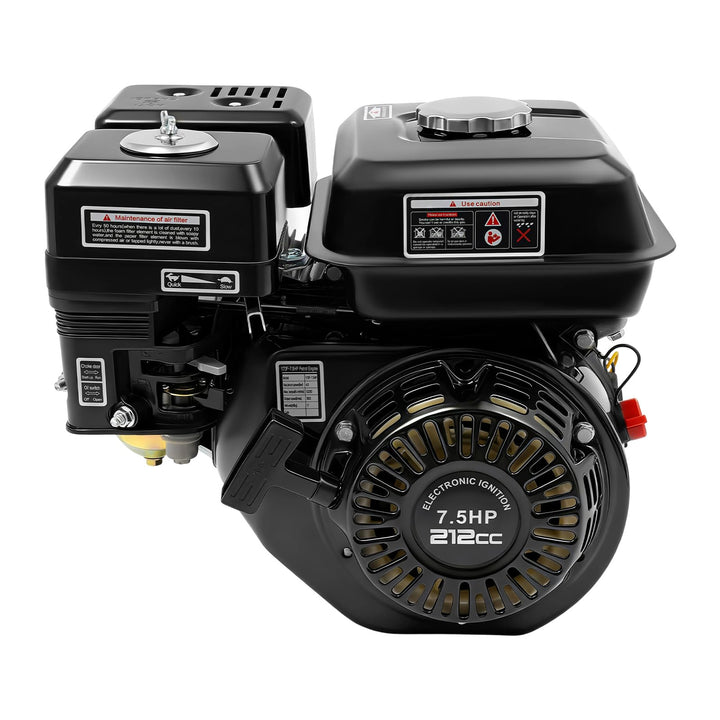 BJTDLLX 7.5 PS 210cc Benzinmotor Kartmotor Standmotor Antriebsmotor 4 Takt 3600 U/min Ersatzmotor 20