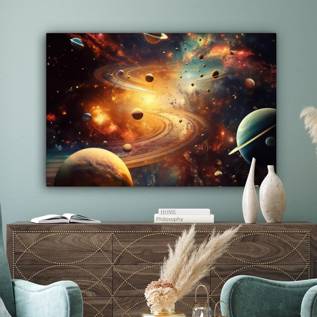 MuchoWow© Leinwandbild Gross 120x80 cm XXL Dekoration Wohnzimmer Bilder Pictures Wall Decoration Liv