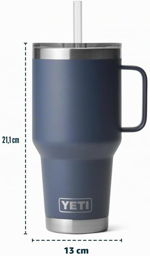 YETI Rambler Strohbecher, Canopy Green, 35 oz (1035 ml), Canopy Green