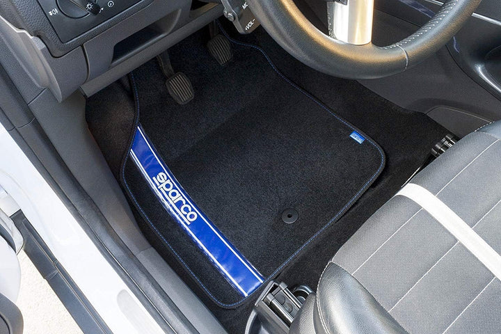 Sparco Automatten Sparco blau/schwarz (Type B) TEPPICH STRADA TEPPICH BLAU, TEPPICH STRADA TEPPICH B