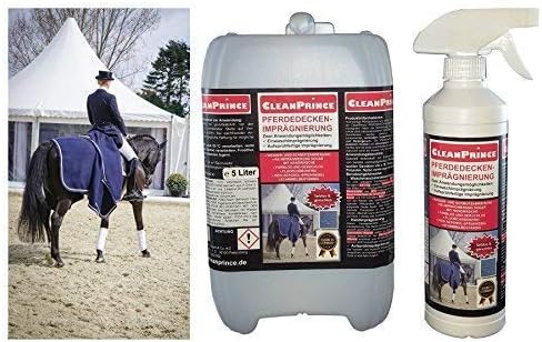 5,5 Liter CleanPrince Pferdedecken Imprägnierung | Pferdedeckenimprägnierung Imprägniermittel Nässes